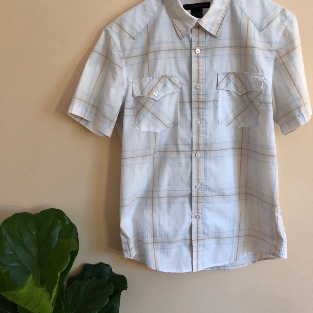 Calvin Klein short sleeve button down